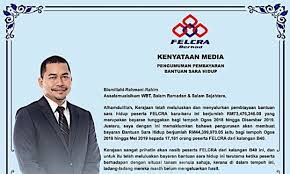 Berdasarkan pakej rangsangan ekonomi prihatin rakyat. Kerajaan Lulus Bantuan Sara Hidup Felcra