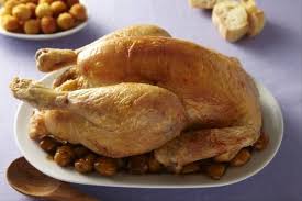 Recette De Chapon De Noel Traditionnel Aux Marrons Et Aux Pommes Dauphines Facile Et Rapide Recette Recette Chapon Chapon De Noel Pomme Dauphine