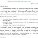 Modelo de acuerdo de reducción de jornada laboral en argentina. Cartas Laborales Ejemplos De Carta