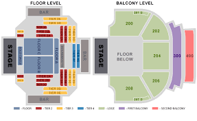 House Of Blues Vegas Seating Chart Architectural Designs