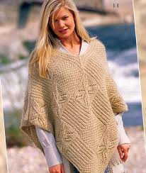 Awesome Degisik El Orgusu Bayan Panco Modelleri Orgu Ponchos Bej Kazak