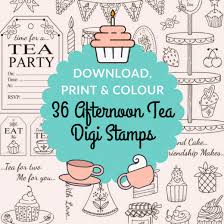 Free digital stamps (digi stamps) for you to use in your card making projects, scrap booking and other paper craft projects. 36 Afternoon Tea Digi Stamps Digi Stamps Free Digi Stamps Free Digi Stamps