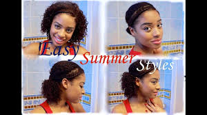 Find out the latest and trendy natural hair hairstyles and haircuts in 2021. Easy Quick Summer Natural Hairstyles Youtube