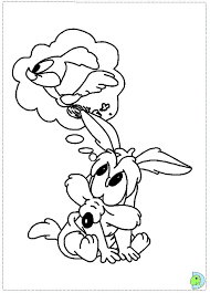 Face of daffy duck, looney tunes; Baby Looney Tunes Coloring Page Looney Tunes Coloring Pages Baby Looney Tunes Cartoon Coloring Pages