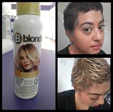 What started out as one of the first unnatural color lines available to rebellious punks and experimental kids, now finds itself in more temporary, washable. Bblonde Natural Blonde Blonde Hair Spray Hair Color Spray Temporary Hair Color