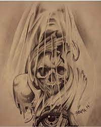 Pin By Vladislav On Dark In Skull Art Tattoo Tattoo Art Drawings Skull Tattoo Design