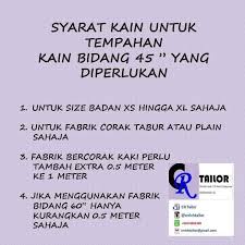 Satuan ukuran panjang, ketinggian dan kedalaman. Variasi Baju Lelaki Berapa Meter Nhz Sewing Supplies Facebook