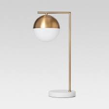 Geneva Glass Globe With Marble Base Task Lamp Brass Project 62 Task Lamps Desk Lamp Lamp