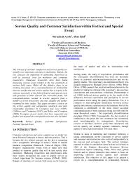 Download thesis free download malaysia ums for free. Pdf Service Quality And Customer Satisfaction Within Festival And Special Event Norazirah Ayob And Abas Said Academia Edu