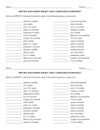 Binary compounds are explained with the periodic table, atomic charges, and examples. Binary Ionic Naming And Formulas