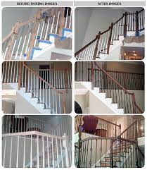 Metal stair railings in vancouver, bc. Rail Refinishing High Quality Rail Banister Refinishing New Jersey All Flortec