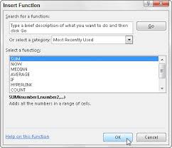 Let's understand how to use spreadsheet formulas in excel with some examples. How To Use Excel S Insert Function Button Dummies