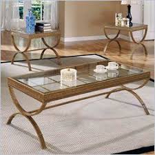 Gold design coffee table set, 2 sizes included. Steve Silver Company Emerson Coffee Table And End Table Set Gold Bronze Em1500 Silver Coffee Table 3 Piece Coffee Table Set Gold Coffee Table