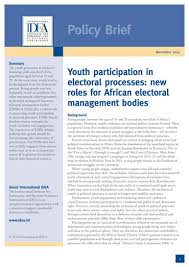 Voter turnout in united states presidential elections has historically been higher than the turnout for midterm elections. Youth Participation In Electoral Processes New Roles For African Electoral Management Bodies International Idea