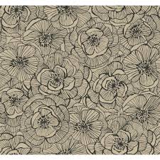 Check out our line work pattern selection for the very best in unique or custom, handmade pieces from our shops. Seabrook Designs Jardine Graphic Floral Gold Glitter And Ebony Paper Strippable Roll Covers 60 75 Sq Ft Aw71008 The Home Depot