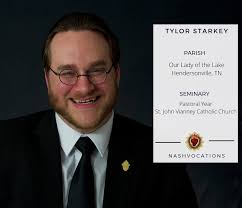 Say hello to our new seminarian, Tylor Starkey! #nashvocations  #thinkingpriesthood #prayforhim #hepraysforyou