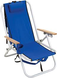 Amazon Com Rio Gear Deluxe Aluminum 4 Position Backpack Chair With Large Storage Pouch Camping C In 2020 Backpack Beach Chair Backpacking Chair Folding Beach Chair