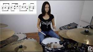 Emmanuelle Caplette Free Drum Lesson Double Beat On Drums Coordination On Feet Basic Songo Youtube Drum Lessons How To Play Drums Drums