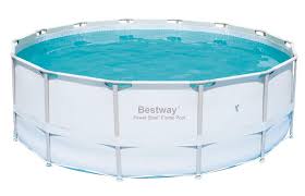 Amazon Com Bestway Steel Pro 12 X 30 Inch Frame Above Ground Swimming Pool With Filter Pump Garden Outdoor Cool Swimming Pools Pool Bestway