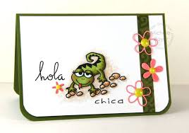 Hola Chica By Shel9999 Cards And Paper Crafts At Splitcoaststampers Paper Crafts Cards Paper Smooches Hello Cards