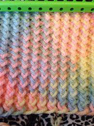 The most common loom knit blanket material is cotton. Pin By Jamie Greer On My New Hobby Loom Knitting Stitches Loom Knitting Patterns Loom Knitting Projects