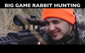 Big game rabbit hunting gone wrong..., Thanks to Ryan Golembeske from  Finding Bigfoot for the Squatch suit, and Matthew Poirier Photography for  the awesome Bunny suit!! Thanks for making this skit ...