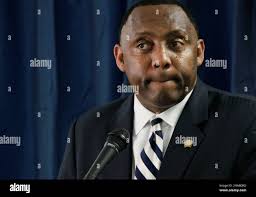 Mississippi Department of Corrections Commissioner Chris Epps listens to a  question during a briefing for reporters prior to the execution of death  row inmate Edwin Hart Turner during a Wednesday, Feb. 8,