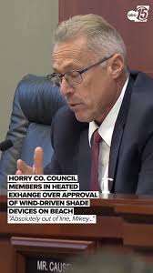 Horry County Council Member Michael Masciarelli and Dennis DiSabato got in  a heated exchange Tuesday. The council was discussing allowing Shibumi  Shades