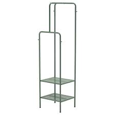 Nikkeby Portant Gris Vert 45x170 Cm Ikea Clothing Rack Ikea Shoe Rack Industrial Clothing Rack