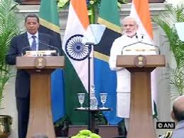 Image result for President kikwete meet Modi