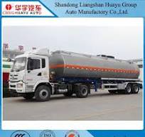 2 Axle 30cbm 30000L Aluminum Alloy Oil Fuel Tanker Semi Trailer
