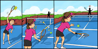 A player loses a point if they fail to return the ball in either the correct areas on the court, hits the net and doesn't go into opponent's area or fails to return the ball before it. Underhand Tennis Serve Rules With Serving Underhand Usta Com
