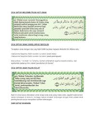 Doa ulang tahun anak mohon panjang umur. Doa Untuk Anak Pdf