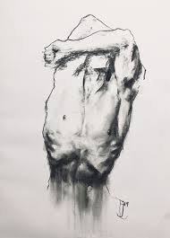 Kraftig Iii Drawing Charcoal Art Life Drawing Expressive Art
