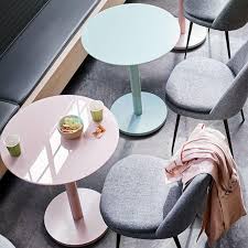 Chroma Bistro Table Small Bistro Table Oversized Furniture Upholstered Dining Chairs