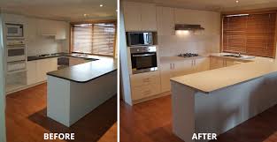 I am extremely happy with the result and 6 months later, i am still enjoying the new design and layout, the quality and the functionality. Kitchen Facelift Renovations Bayside Melbourne Floorline Cabinets