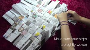 Image result for how to make newspaper basket description