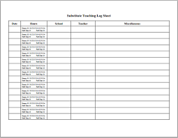 Substitute Teaching Daily Log Student Handouts Substitute Teaching Substitute Teacher Substitute Teacher Tips