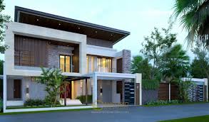 Desain Rumah Modern 2 Lantai Ibu Noni Di Jakarta Jasa Arsitek Desain Rumah Berkualitas Desain Villa Bali Modern Profesional B