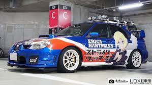 秋葉原udx駐車場 痛車スナップ on twitter subaru sports car car