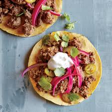 Fish tacos made with flaky and juicy cod, avocado crema, tomatoes, cabbage mix and the most incredible pickled onions all wrapped in a soft flour tortilla. Quick Chicken Fajitas Recipe Myrecipes