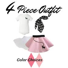 These skirts have been worn for many events and won many prizes. Hip Hop 50 S Shop Baby 4 Pc 50 S Poodle Skirt Outfit