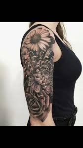 Half Sleeve Tattoos Pics Halfsleevetattoos Bestsleevetattoos Half Sleeve Tattoos Designs Girl Half Sleeve Tattoos Sunflower Tattoo Sleeve