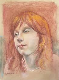 The Gentle-Magus' pastels/mixed media 18x20 inches