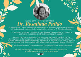 Tribute to Dr. Rose Pulido