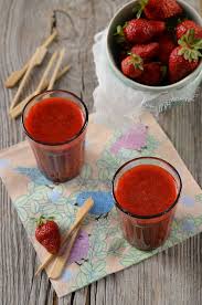 Soupe De Fraise A La Menthe Recette Soupe De Fraises Recette Alimentation