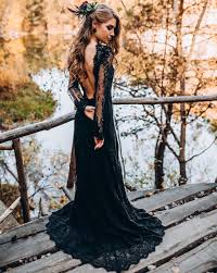 Black Wedding Dresses With Edgy Elegance