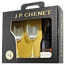 In einem großen weinglas mit eiswürfeln servieren. J P Chenet Merlot 2 Glaser Rotwein 0 75 L Geschenkpackung Metro
