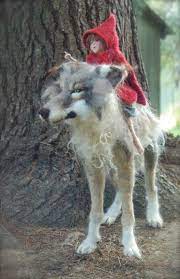 Big Wolf And Little Red Needle Felting Supplies And Instruction Home Needle Felting Supplies Felt Animals Needle Felting Projects