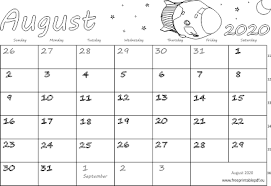 Even if you have the diy planner bound it will still cost a. August 2020 Canada Calendar Free Printable Pdf